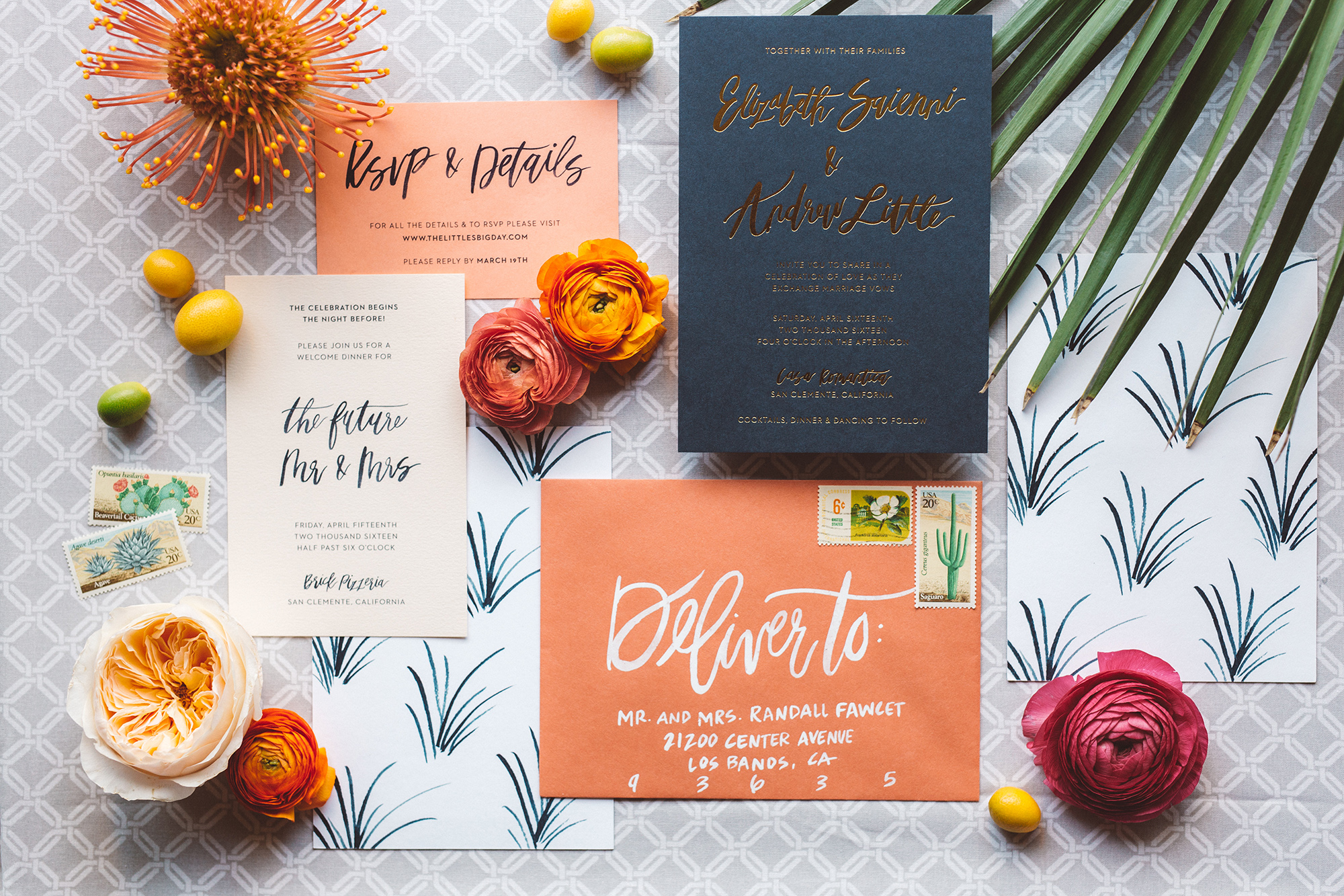 50 Fresh Summer Wedding Invitations Martha Stewart Weddings