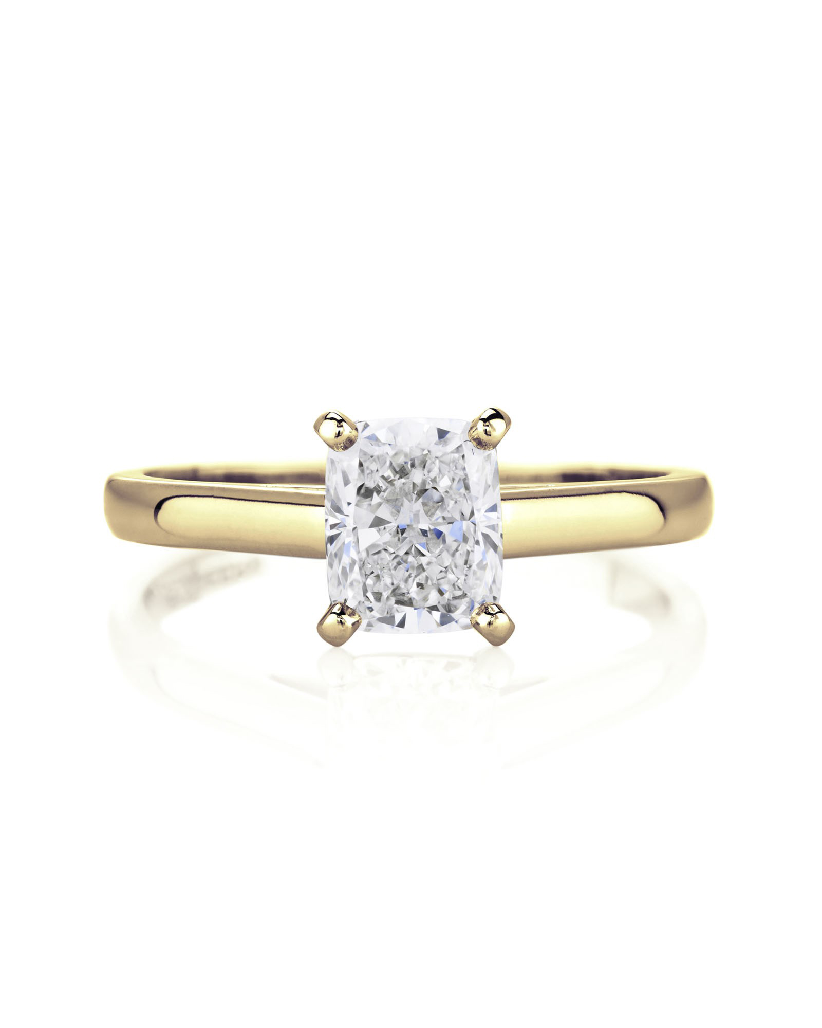 34 Yellow Gold Engagement Rings | Martha Stewart Weddings