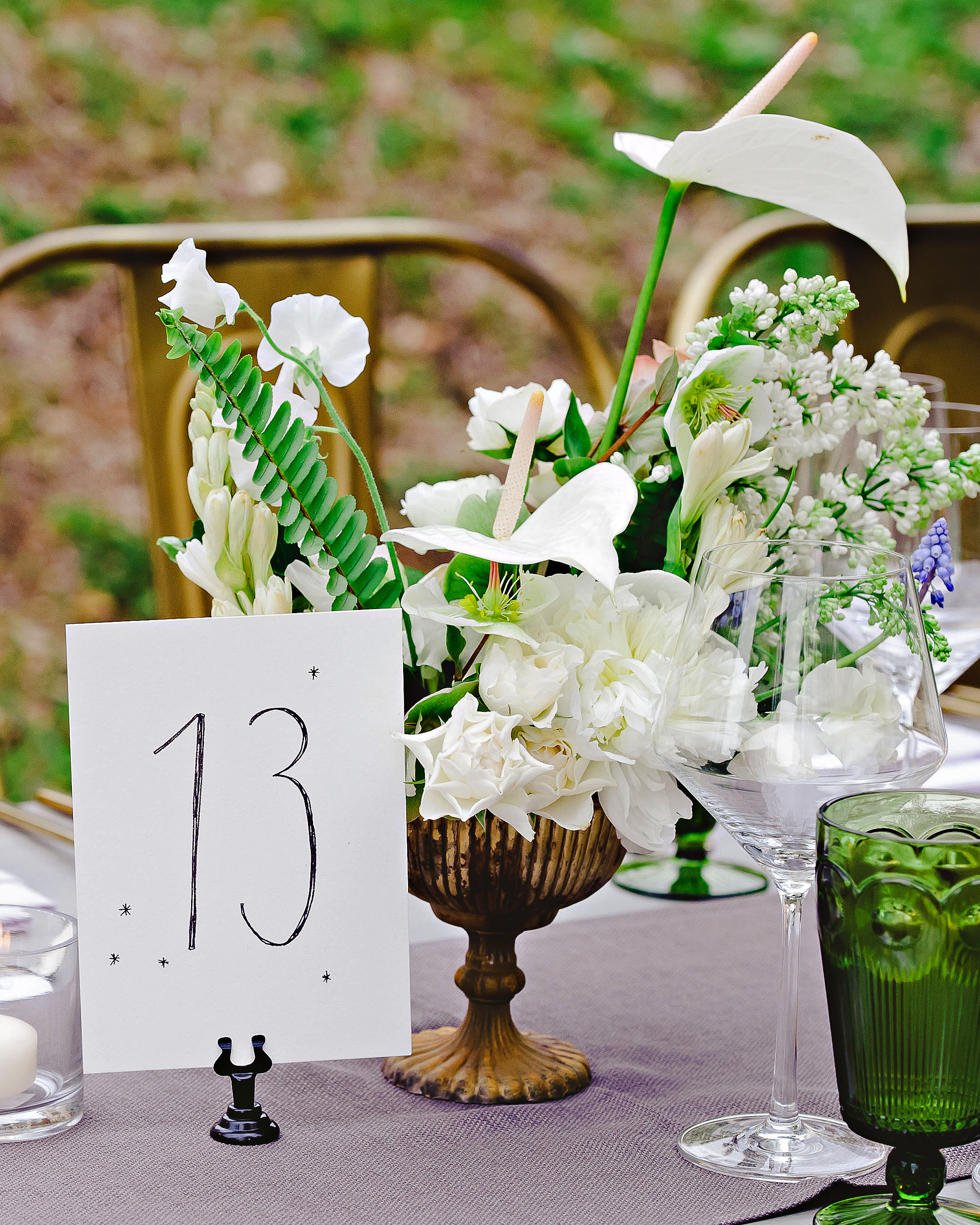 The Prettiest Wedding Table Number Ideas from Real Weddings Martha
