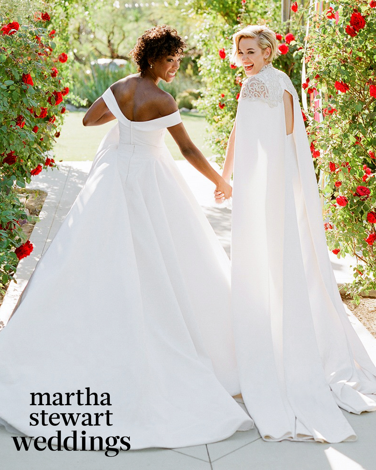 Exclusive See Samira Wiley And Lauren Morelli S Incredible Wedding Photos Martha Stewart Weddings