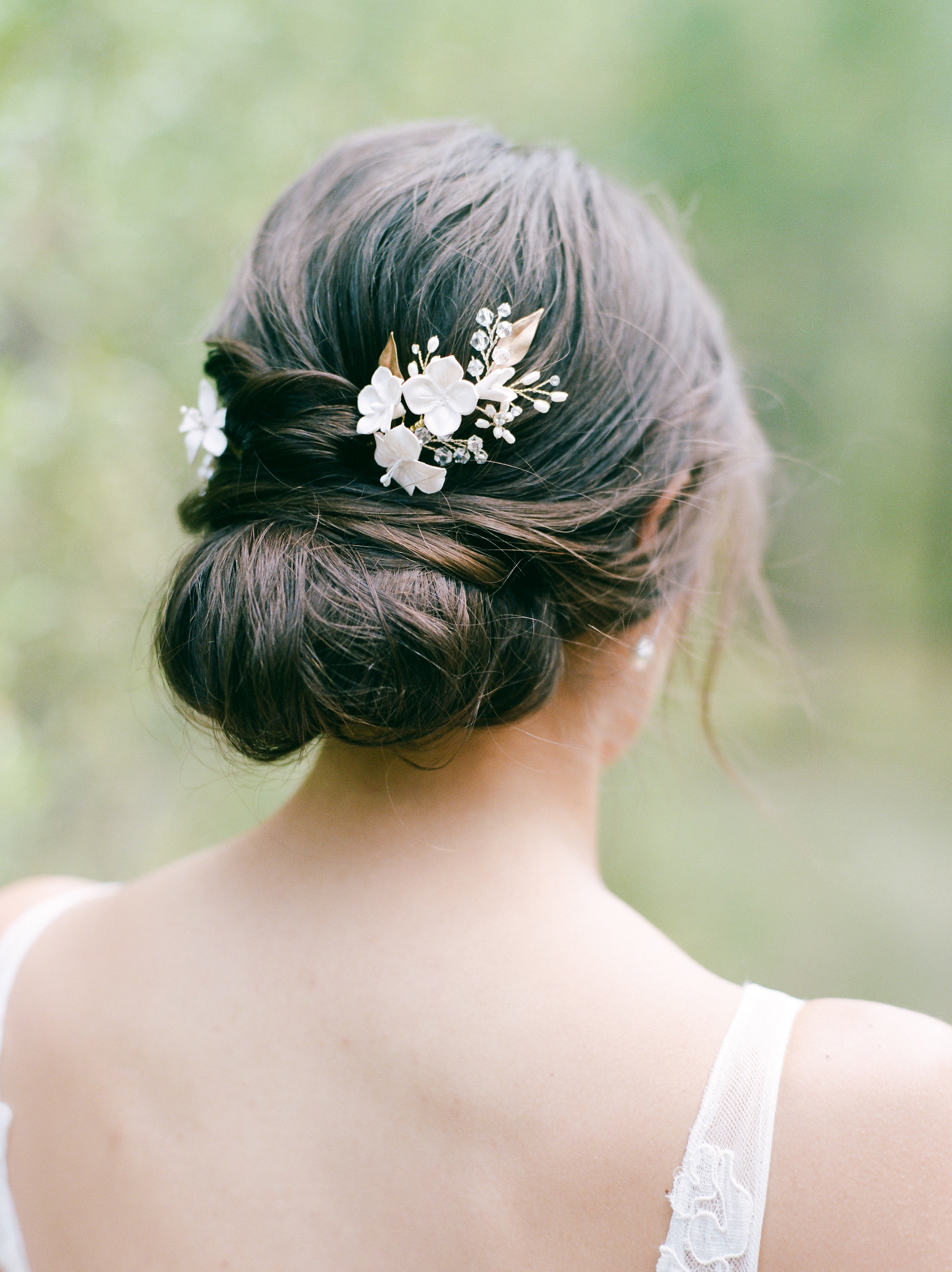 Simple Hair Bun For Wedding