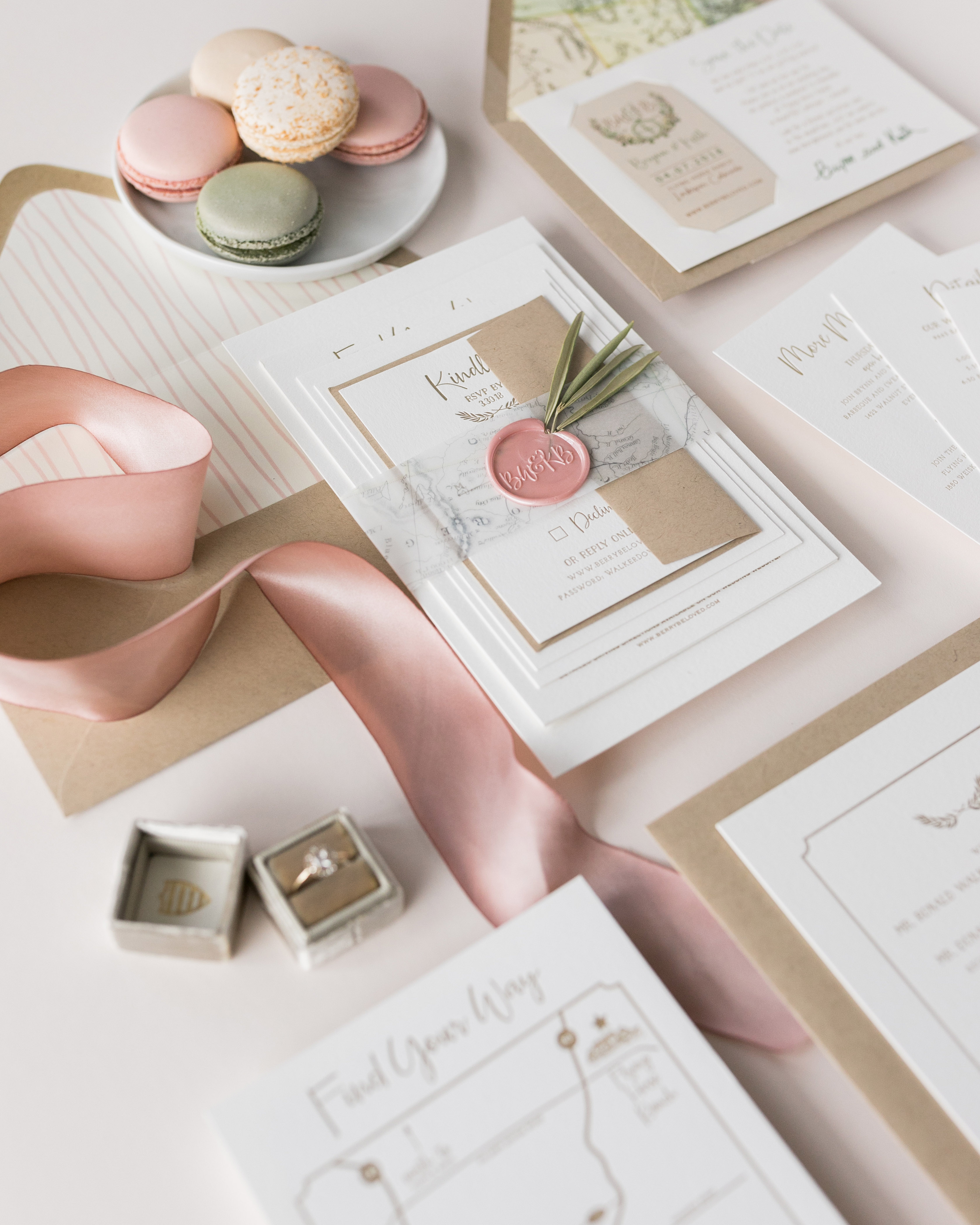 Gorgeous Wedding Invitations with Wax Seals | Martha Stewart Weddings