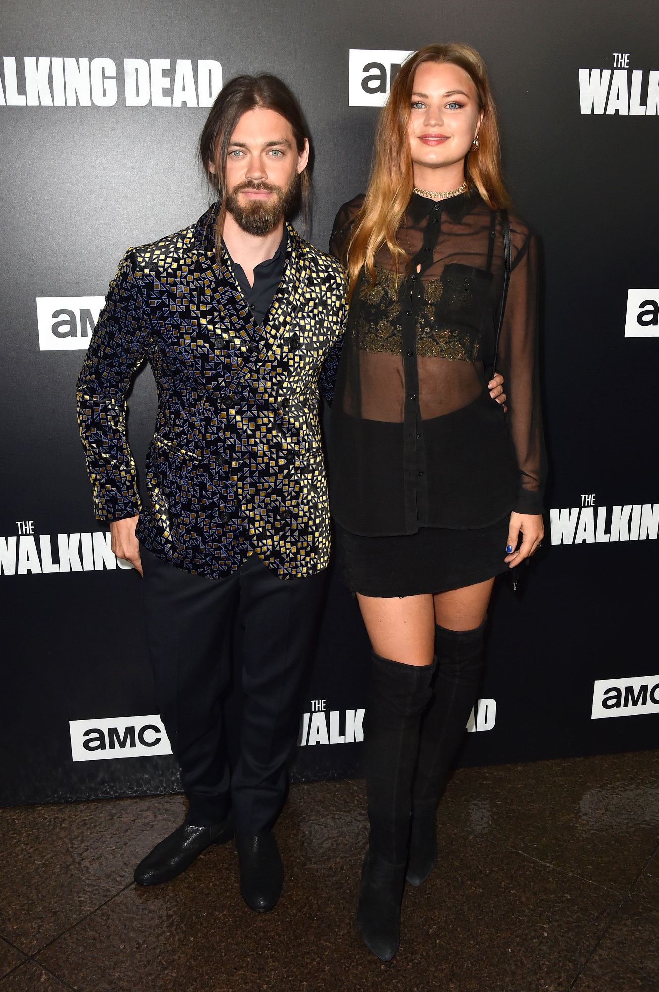 The Walking Dead Star Tom Payne Is Engaged To Girlfriend Jennifer Akerman Martha Stewart 