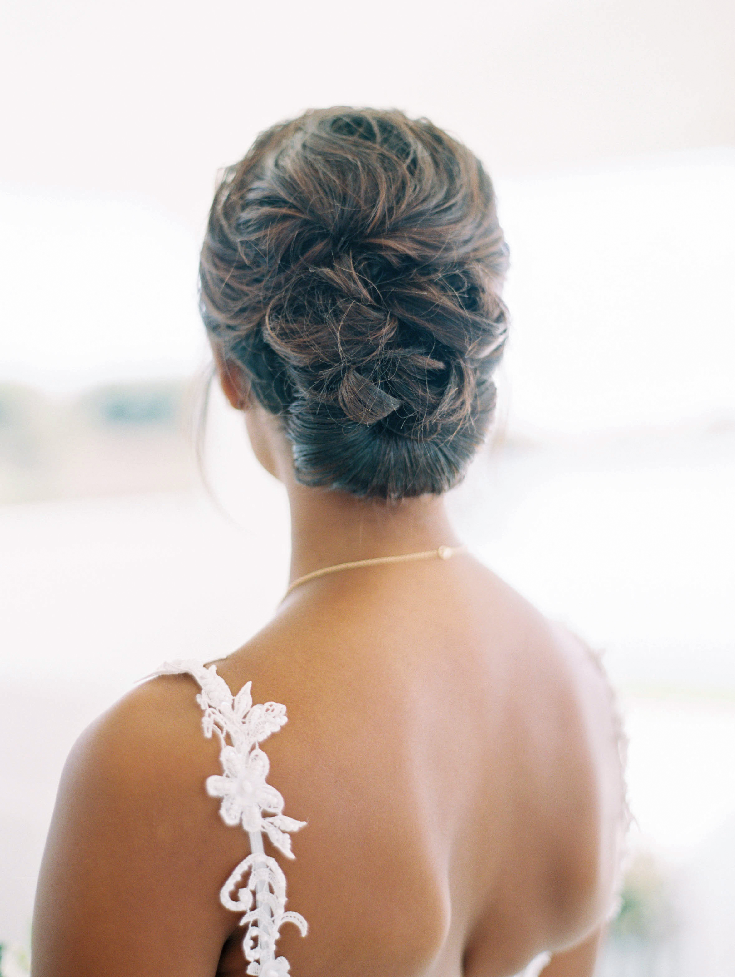 20 Ways to Style Your Hair in a Low Bun on Your Wedding Day | Martha