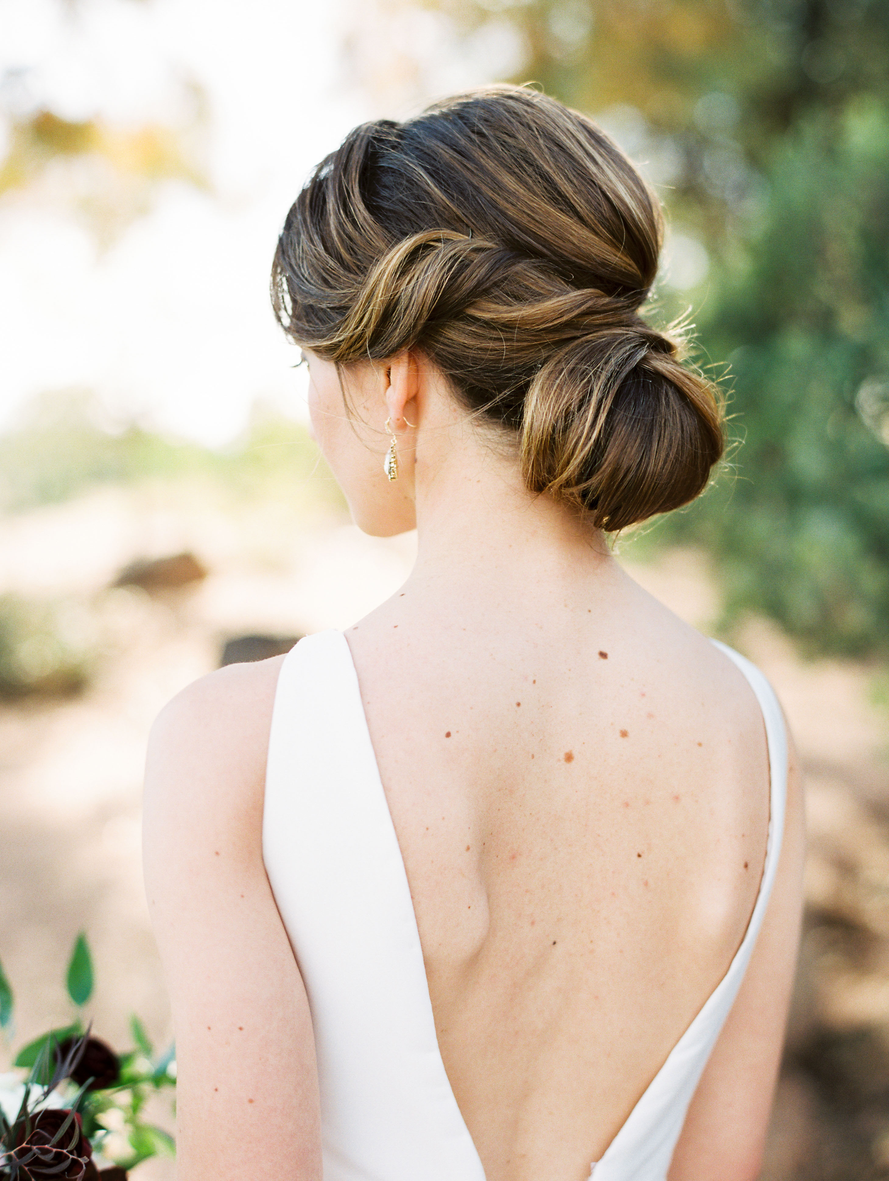 20 Ways to Style Your Hair in a Low Bun on Your Wedding Day | Martha