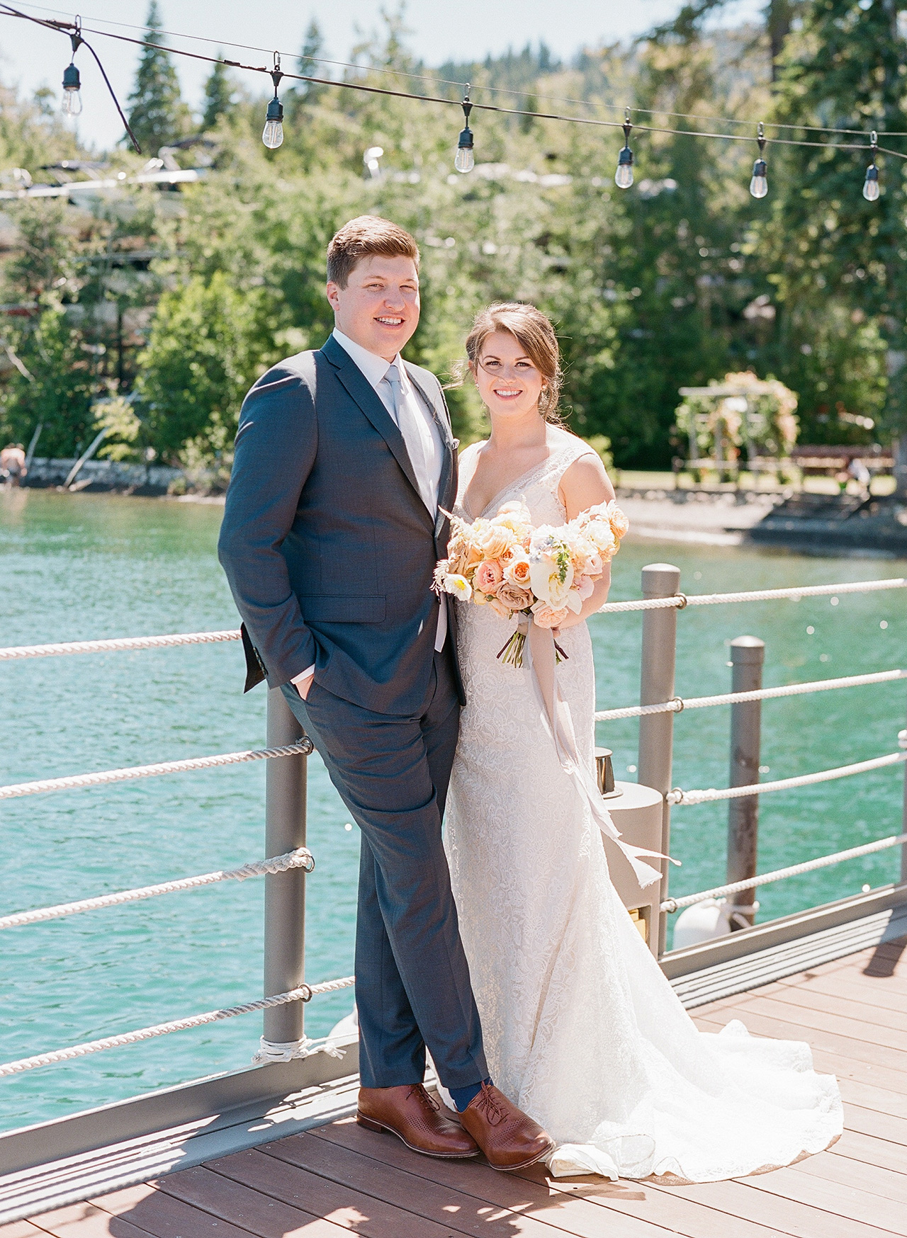 Guests At This Relaxed Romantic Destination Wedding In Lake Tahoe