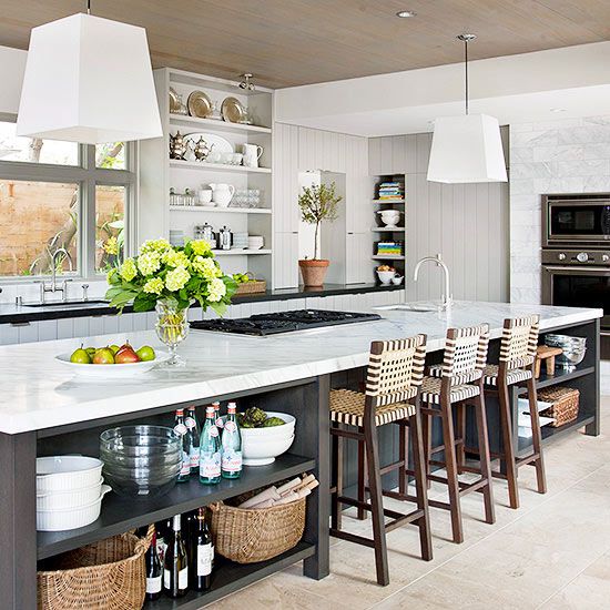 Long Kitchen Islands Better Homes, How Big Is A Kitchen Island
