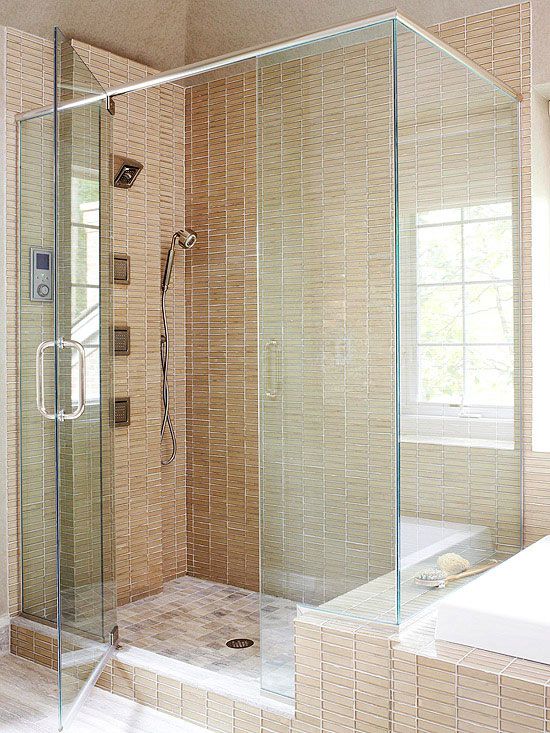 Glass Showers Better Homes Gardens, Garden Tub Shower Doors
