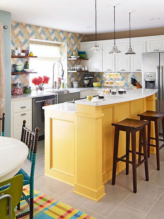 Eclectic Kitchen Ideas Better Homes, Eclectic Kitchen Islands
