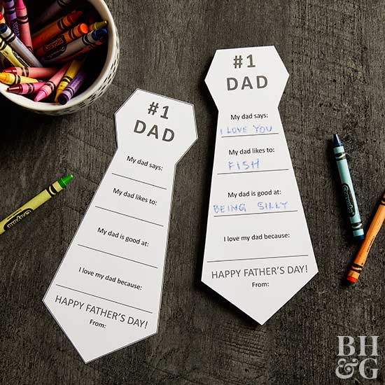 father's day paintbrush craft