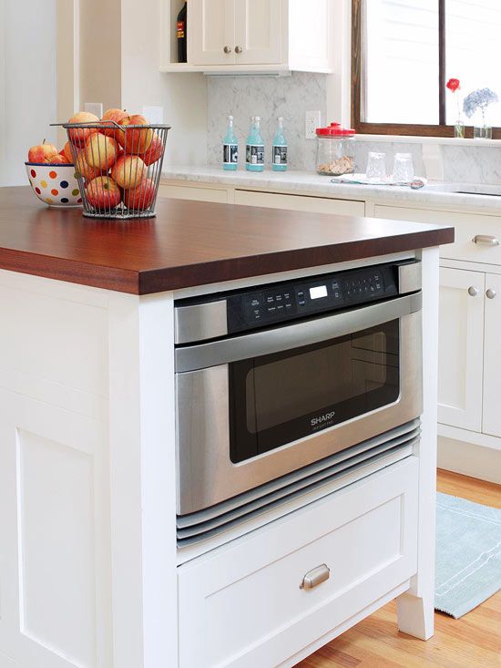 How to Integrate a Microwave | Better Homes & Gardens