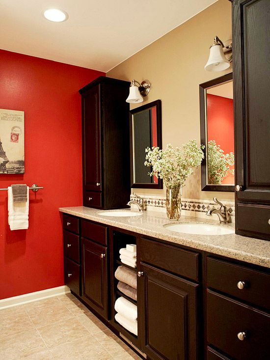 Red Bathroom Design Ideas | Better Homes & Gardens