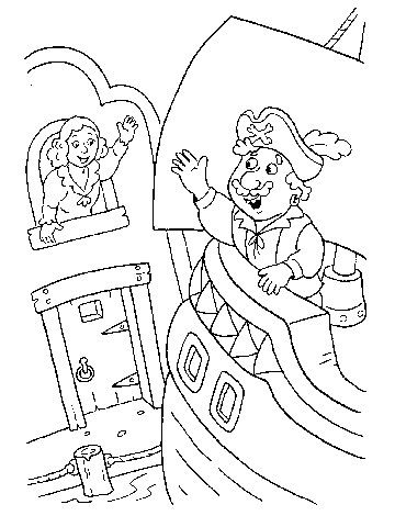 Free Coloring Pages: Pirates | Better Homes & Gardens
