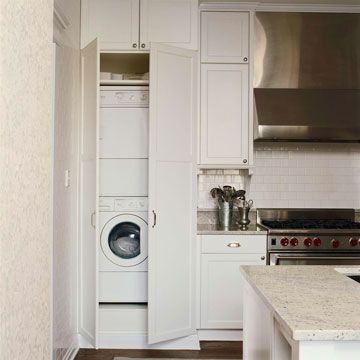 Kitchens With A Laundry Area Better, Kitchen Island With Sink Dishwasher And Washing Machine