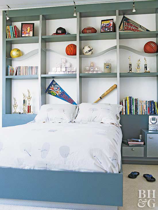 Creative Headboards For Kids Rooms, Twin Bed Without Headboard Ideas