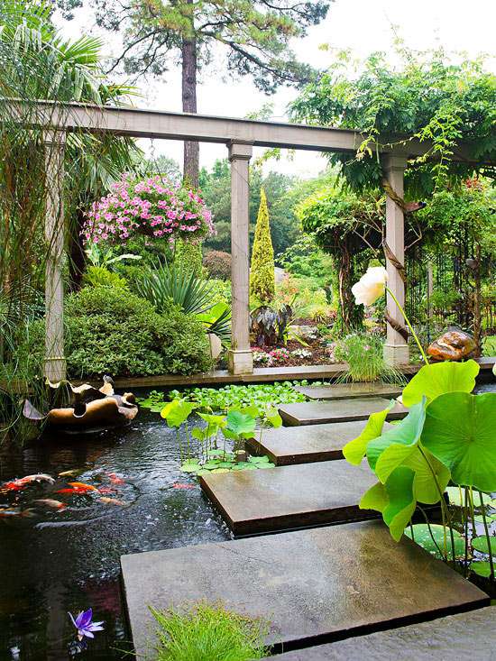 Guide To Landscape Water Features Better Homes Gardens - Diy Water Feature Pond Ideas