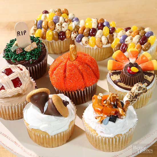 7 Adorable Decorated Fall Cupcakes | Better Homes & Gardens
