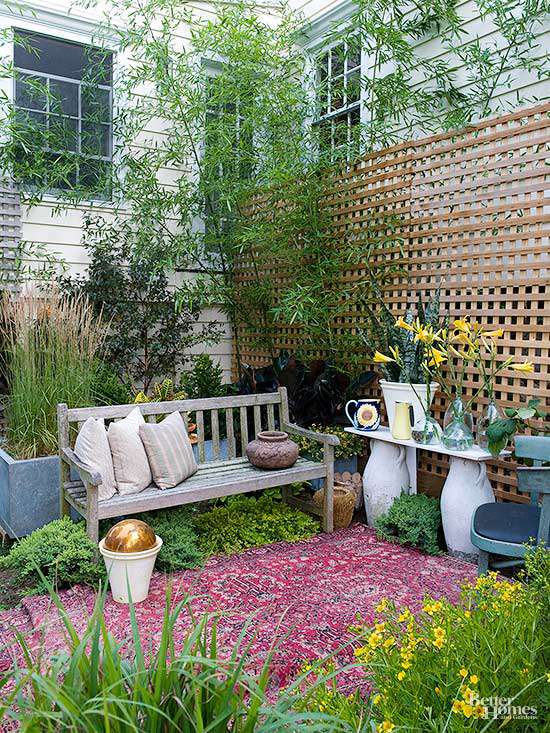 small backyard ideas | better homes & gardens