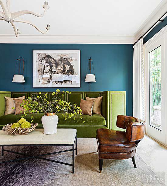 Teal Blue Paint Colors Better Homes Gardens - What Colours Go With Teal Walls