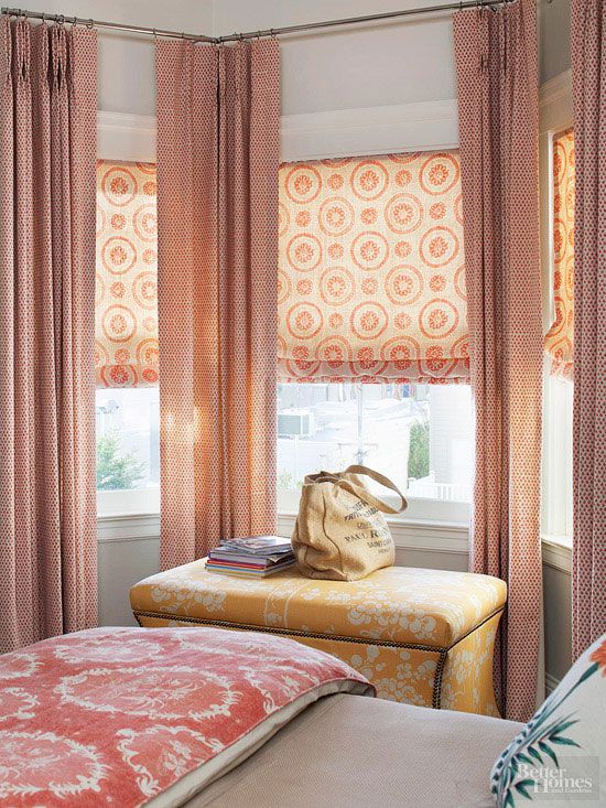 Bay and Bow Window Treatment Ideas | Better Homes & Gardens