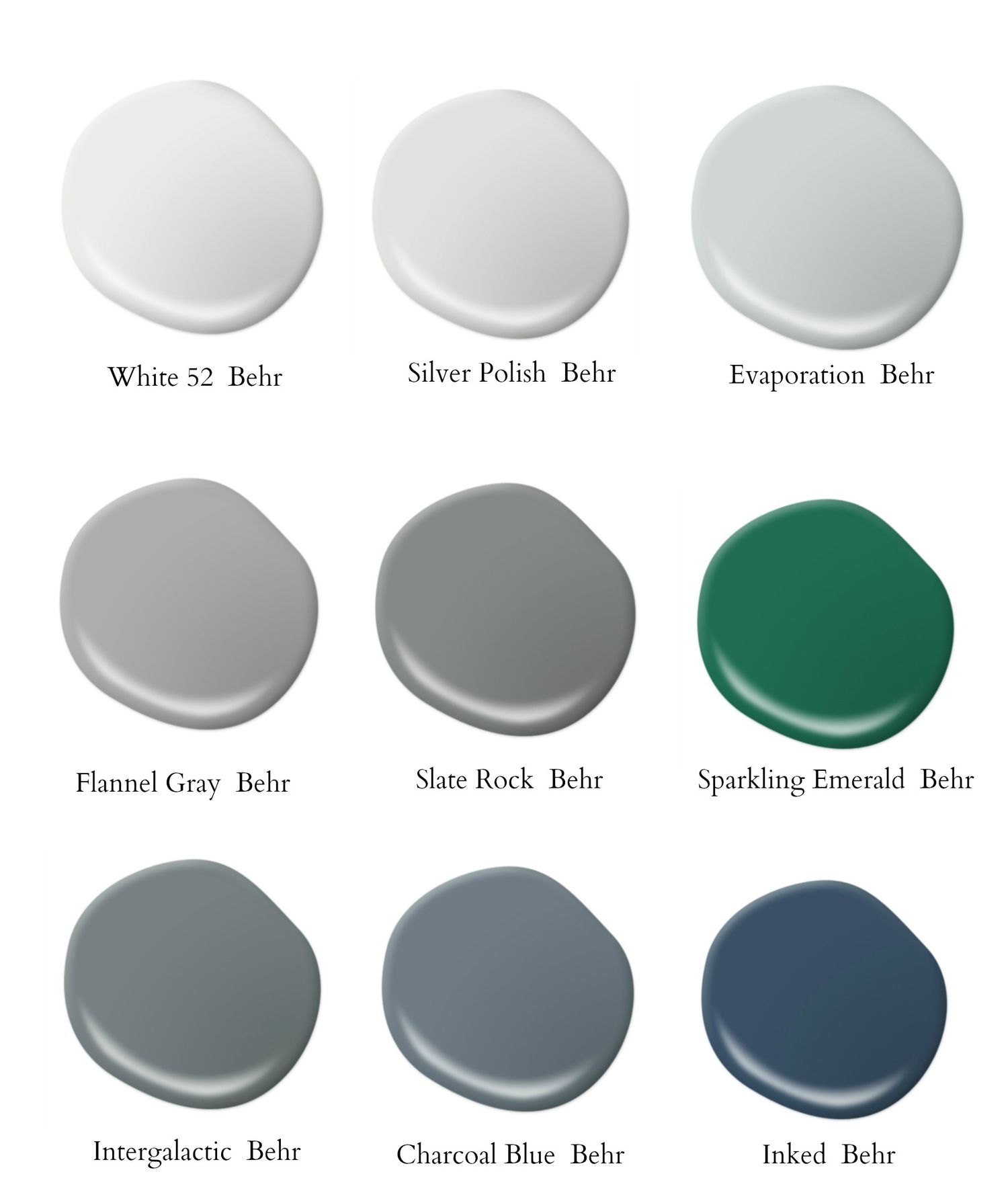 Behr Paint Colors Light Grey