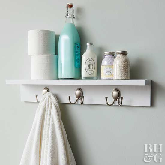 White Bathroom Shelf With Hooks Off 51 Ping Site For Fashion Lifestyle - Wall Shelf With Hooks For Bathroom