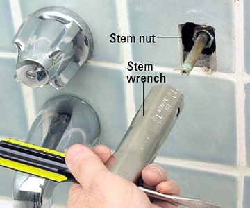Tub And Shower Stem Compression Faucet Repair And