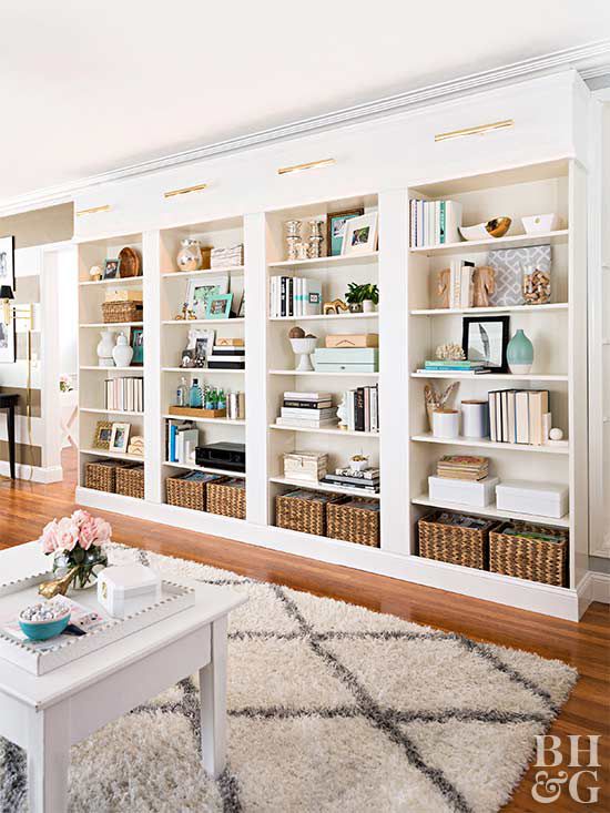 Build this DIY Library Wall for Less than $600 | Better Homes & Gardens