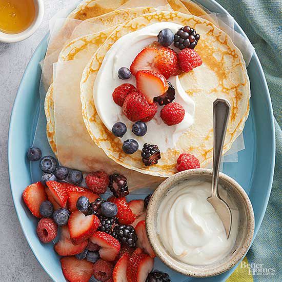  Creamy Fruit-Filled Crepes | Homemade Mother's Day Brunches