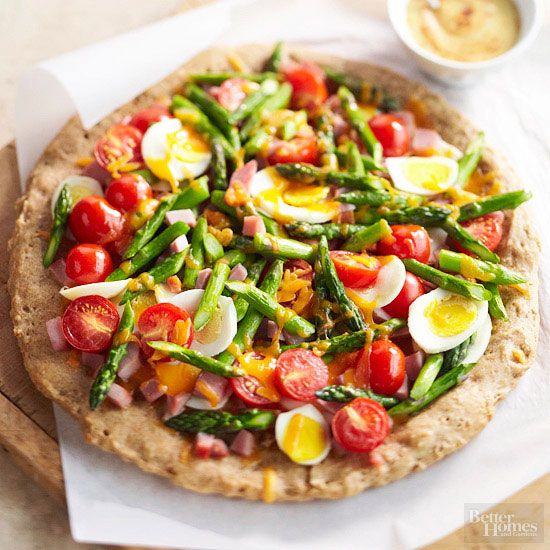 Spring Breakfast Pizza with Spiced Hollandaise | Homemade Mother's Day Brunches