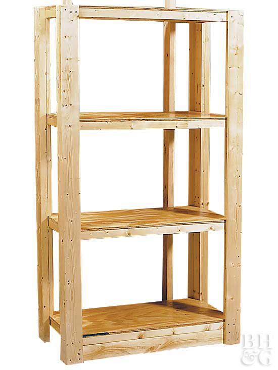 How To Build Utility Shelves Better, Diy Wood Shelving Unit