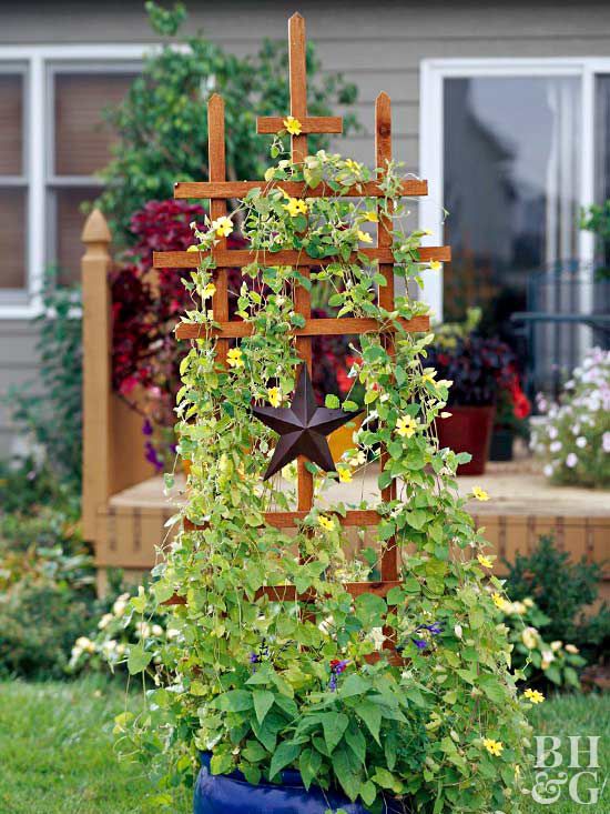 How To Build A Trellis Better Homes, Garden Vine Trellis