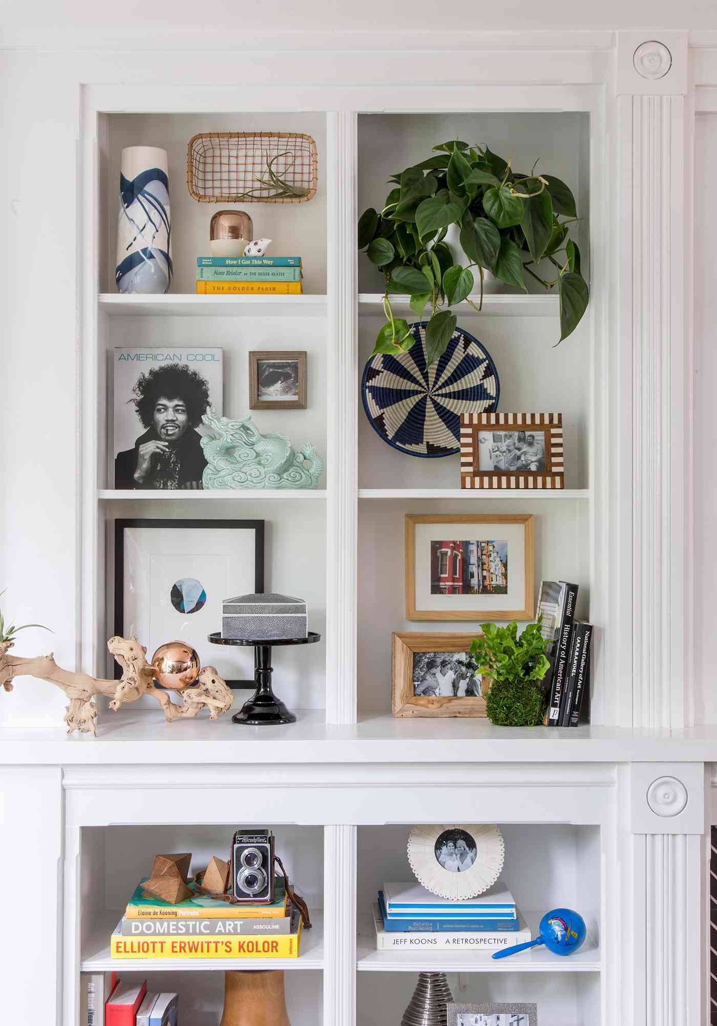 Set of 3 White Bookshelves Storage Home Rack Shelving Wall-Mounted Shelf Display 