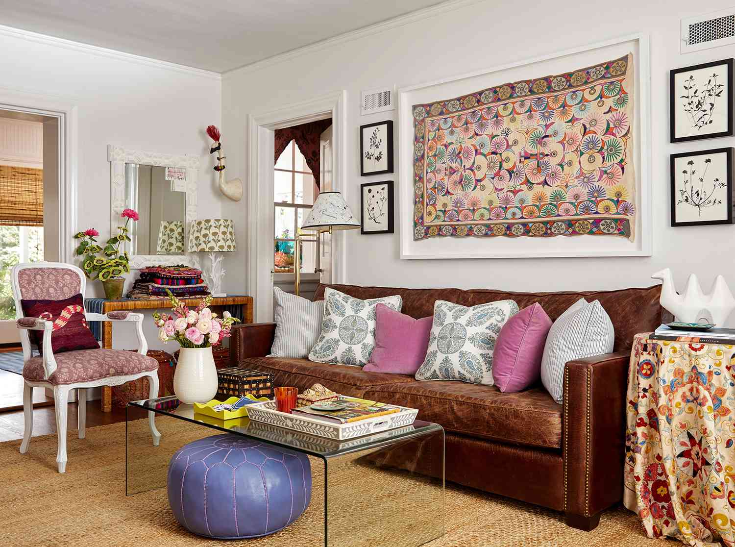 Our Favorite Ways to Decorate with a Brown Sofa Better Homes & Gardens