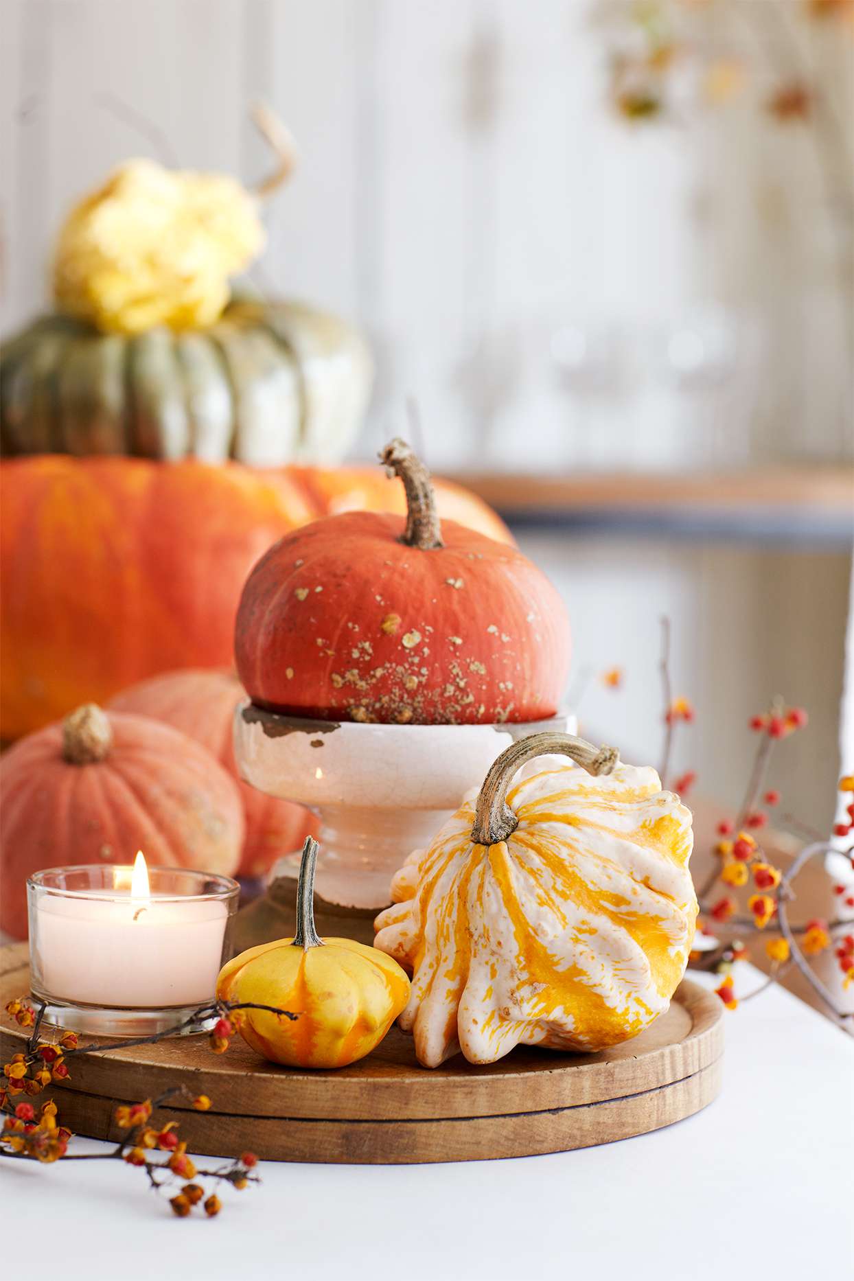 Give Your Home Fall Flair by Decorating with Pumpkins and Gourds ...