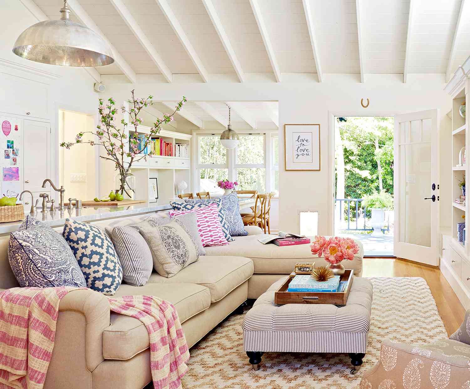 15 Distinctive Ideas For Living Rooms With Open Floor Plans Better Homes Gardens