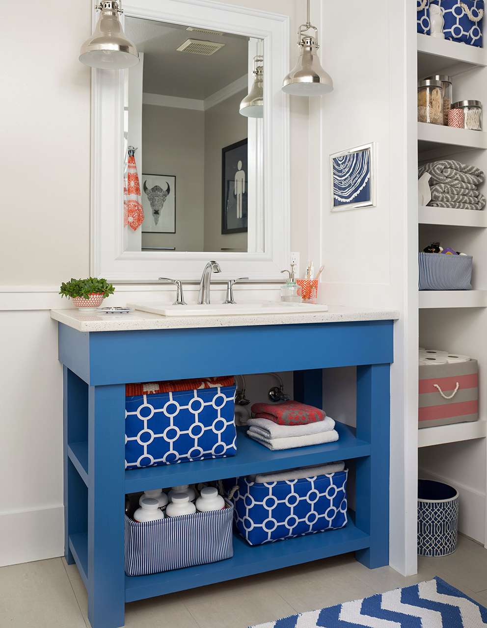 18 Diy Bathroom Vanity Ideas For Custom Storage And Style Better Homes Gardens - Bathroom Under Sink Furniture