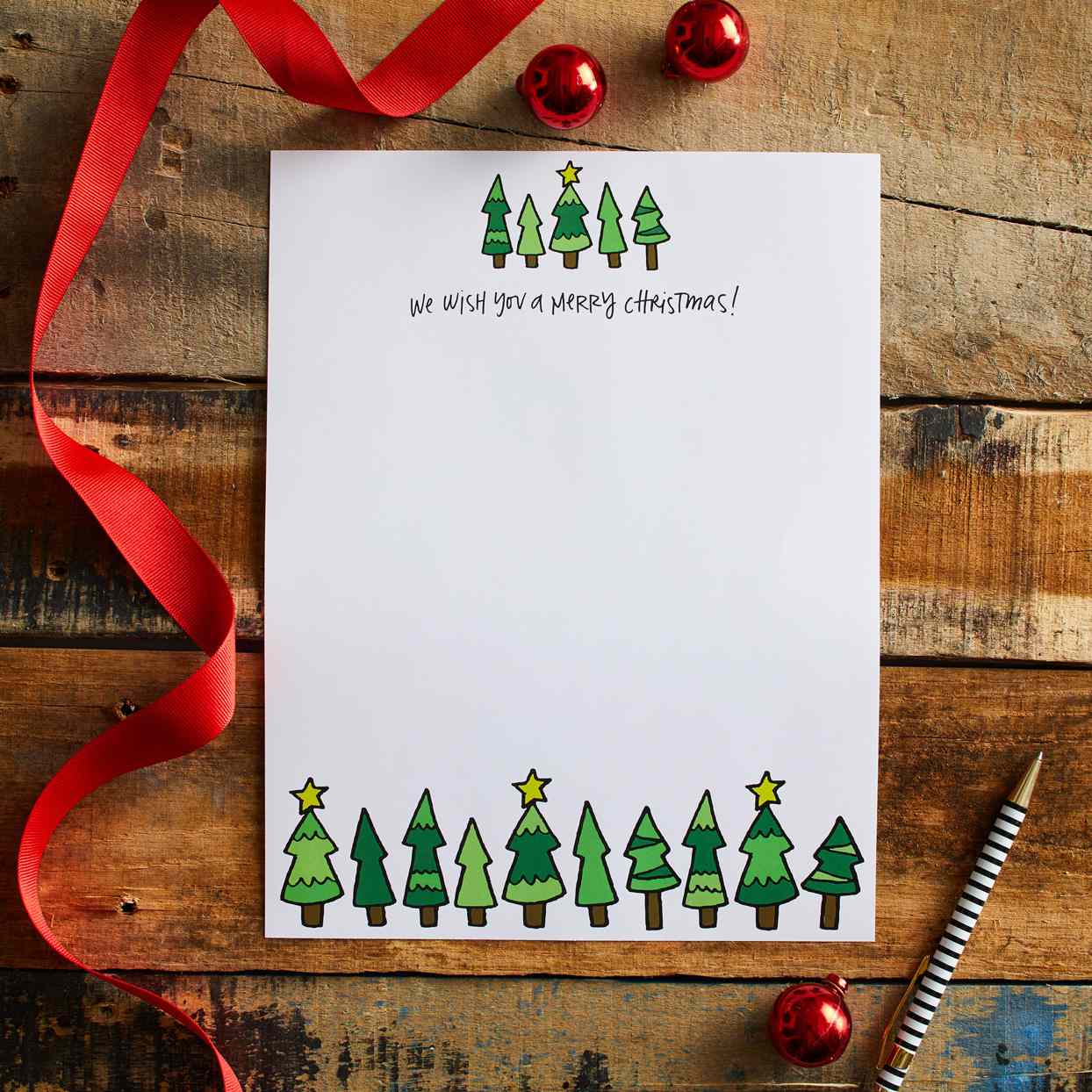 23 Free Christmas Letter Templates  Better Homes & Gardens With Regard To Christmas Letter Templates Microsoft Word
