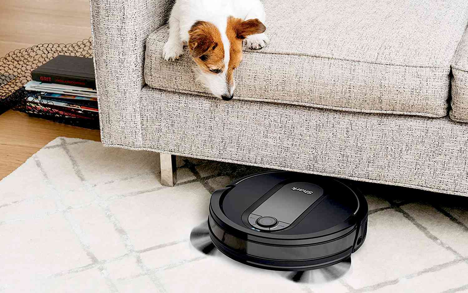 Strong Suction Used to Clean Pet Hair White Hard Floors Quiet OTTOPT LS23+ Robot Vacuum Super-Thin Smart Robotic Vacuum Cleaner