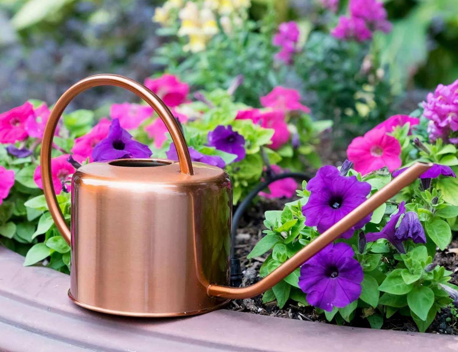 3PCS COLORFUL GARDEN METAL FLOWER KETTLE SMALL WATER SPRAYING POT WATERING CAN 