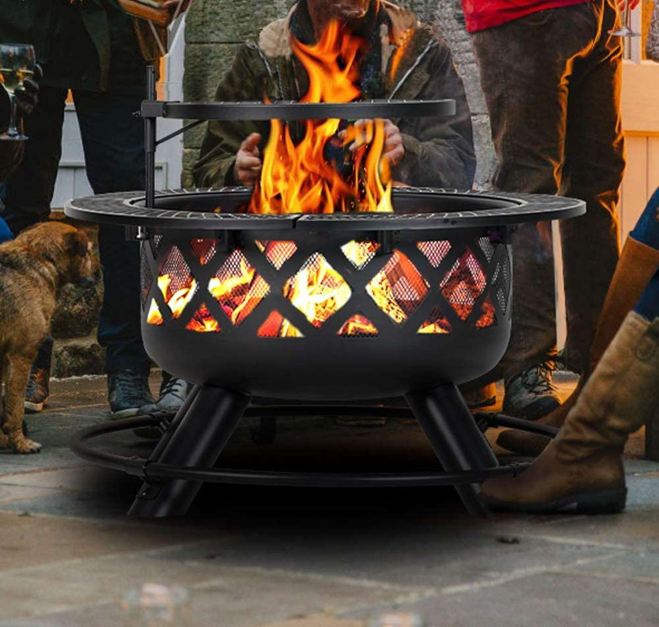 10 Best Firepits According To, Backyard Creations Gas Fire Pit
