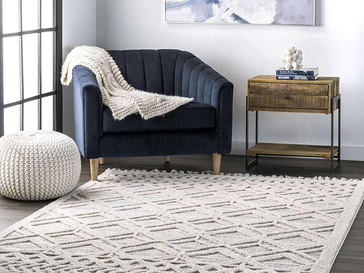 Grey Outdoor Modern Design Area Rug Contemporary Style Beige Silver Carpet 