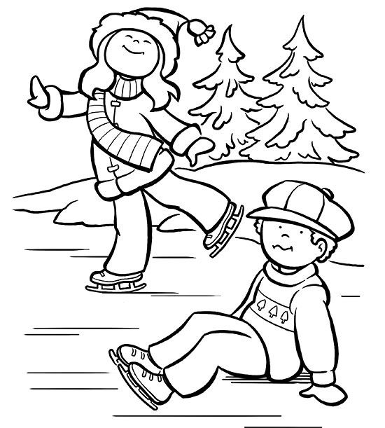 Printable Winter Coloring Pages Parents