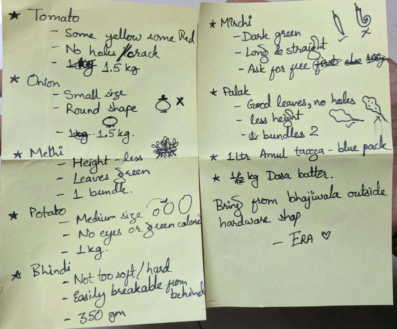Check Out the Crazy-Detailed Shopping List This Wife Made For Her Husband | Parents