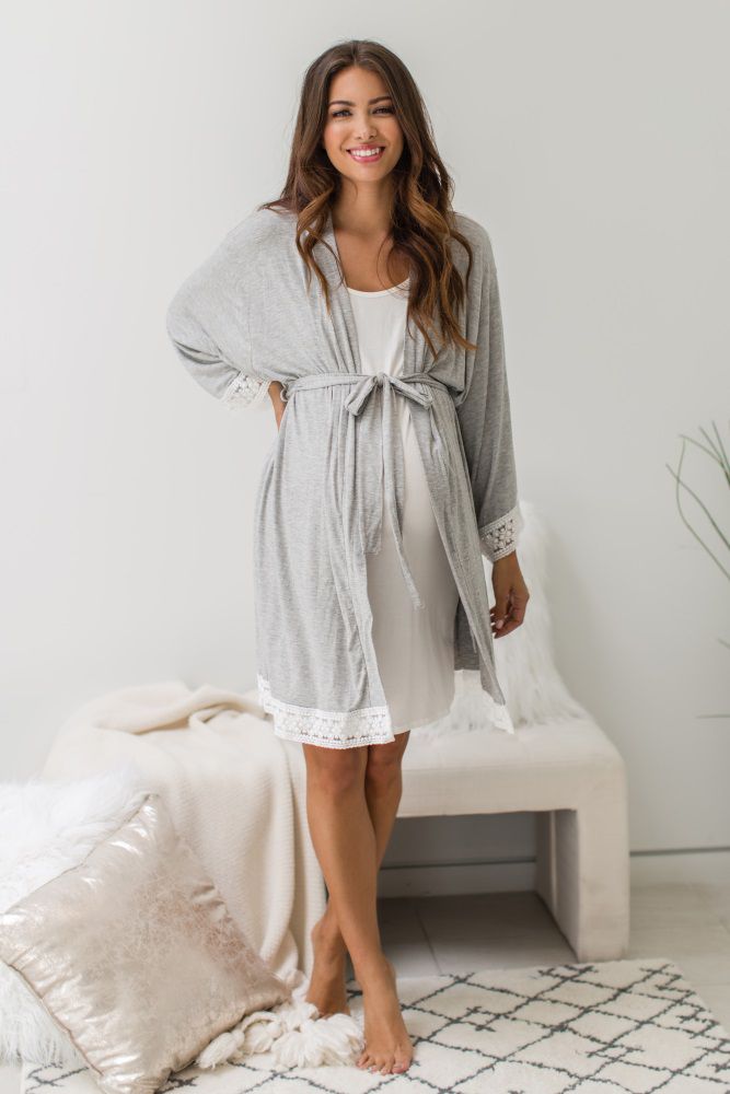 matching nightie and dressing gown sets