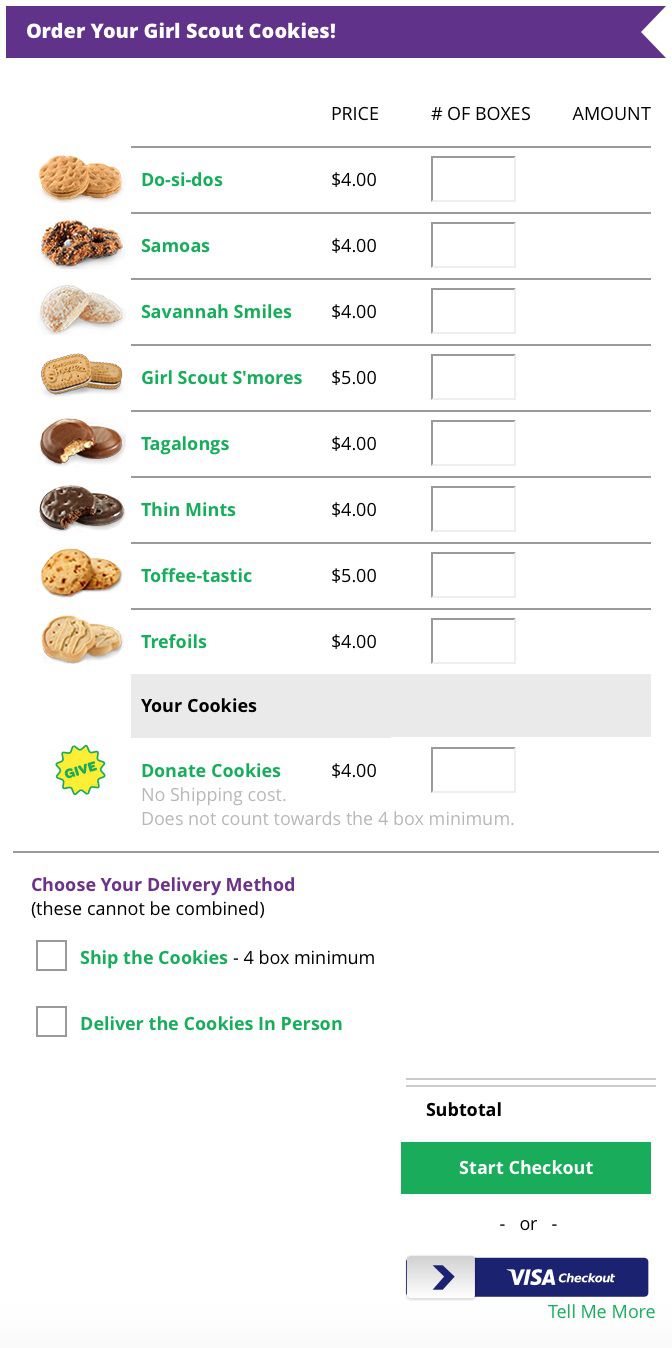PSA You Can Order Girl Scout Cookies Online Parents