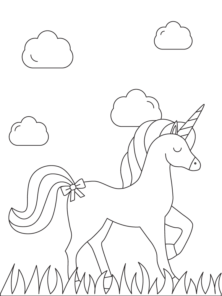 Download Free Printable Unicorn Coloring Pages | Parents