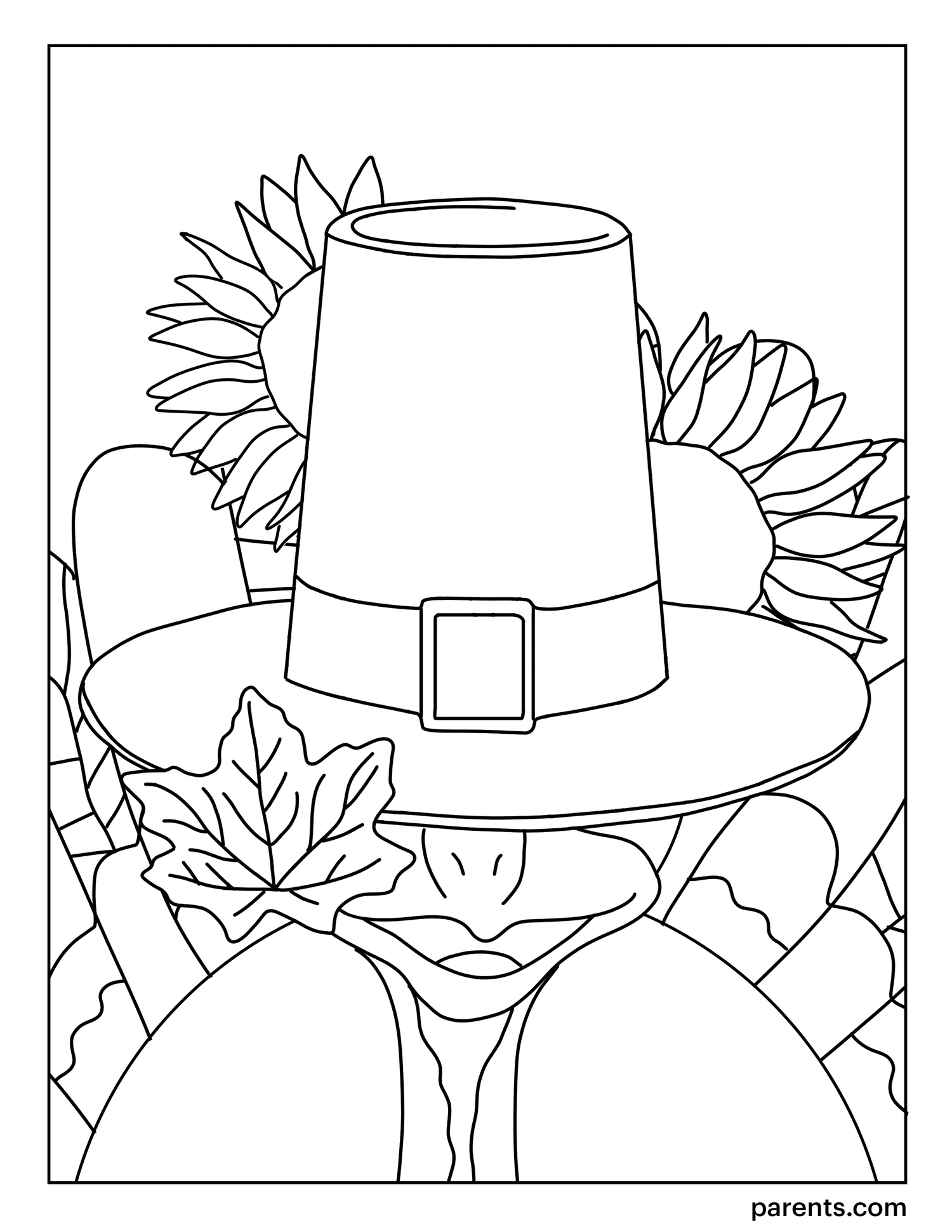 Turkey Coloring Pages to Print for Thanksgiving  Parents