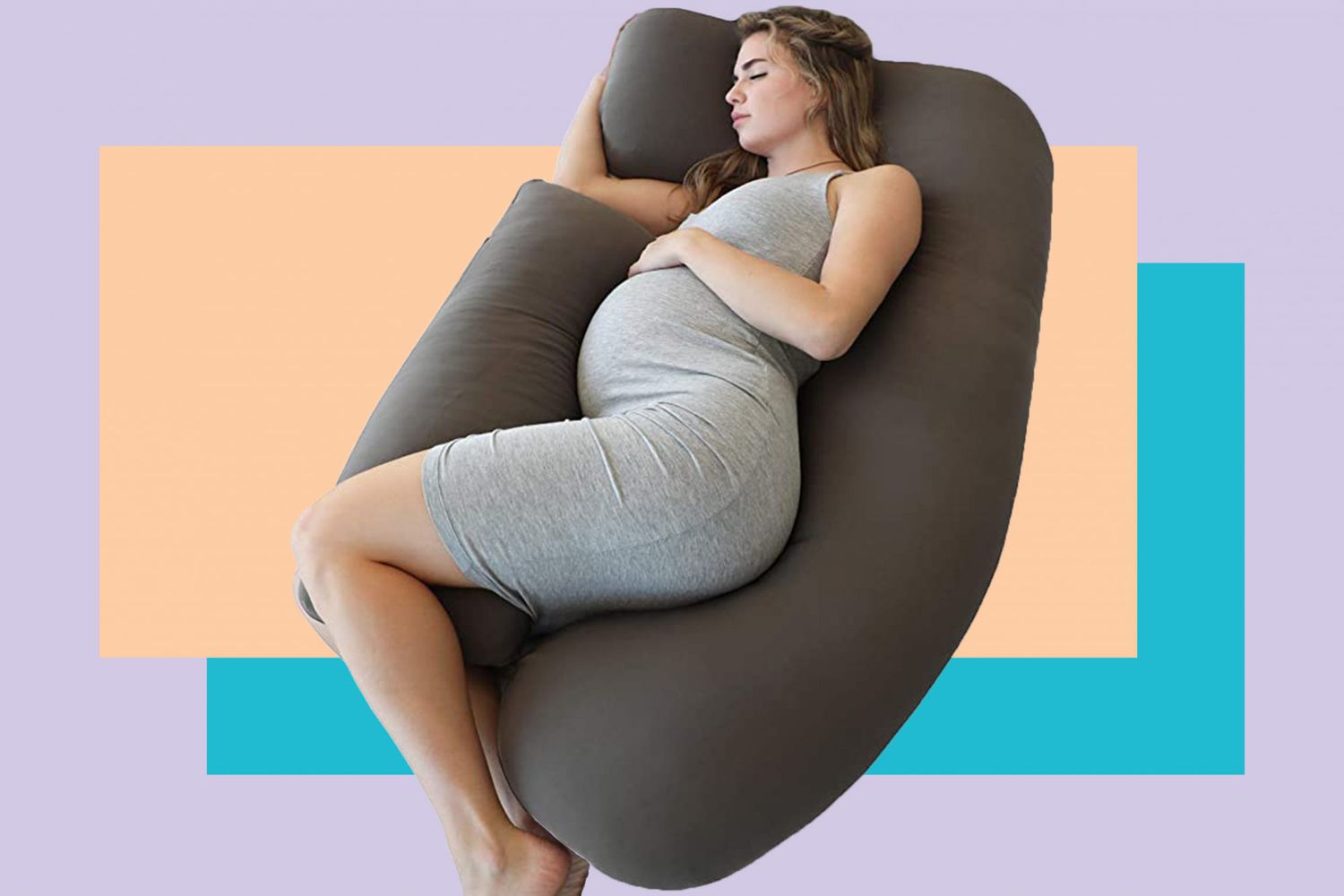 Pregnancy Pillow Full Body Maternity Pregnant Women U Shape Pregnant Pillow Case