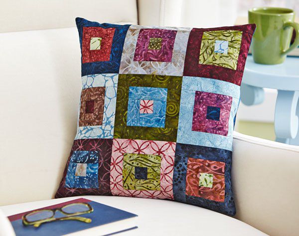 Coordinating Throw Pillow Modern Quilt Vintage Floral Quilt Throw Quilt Unique Gift for Mom